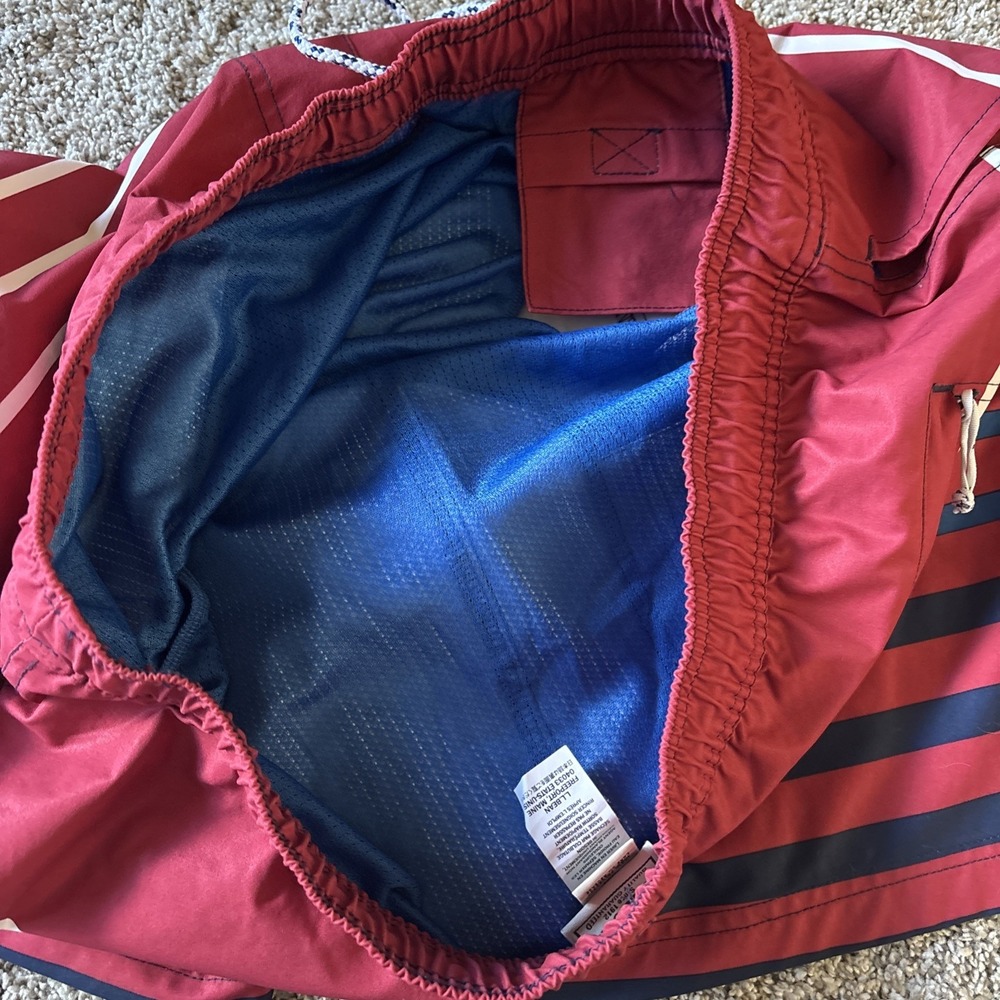 LL Bean Shorts Mens Board Shorts Swimwear Lightweight Swim Trunks Pockets L NWOT - Picture 6 of 6